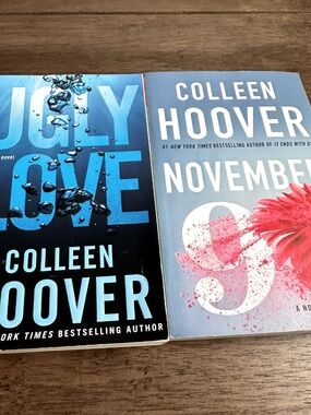2 Books Colleen Hoover Ugly Love and November 9 Teen Young Adult Novel